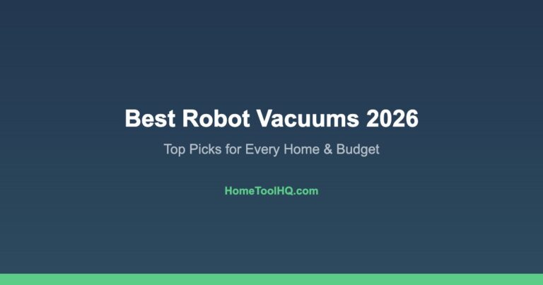 Best Robot Vacuums 2026