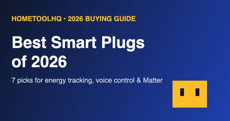 Best smart plugs 2026 buying guide