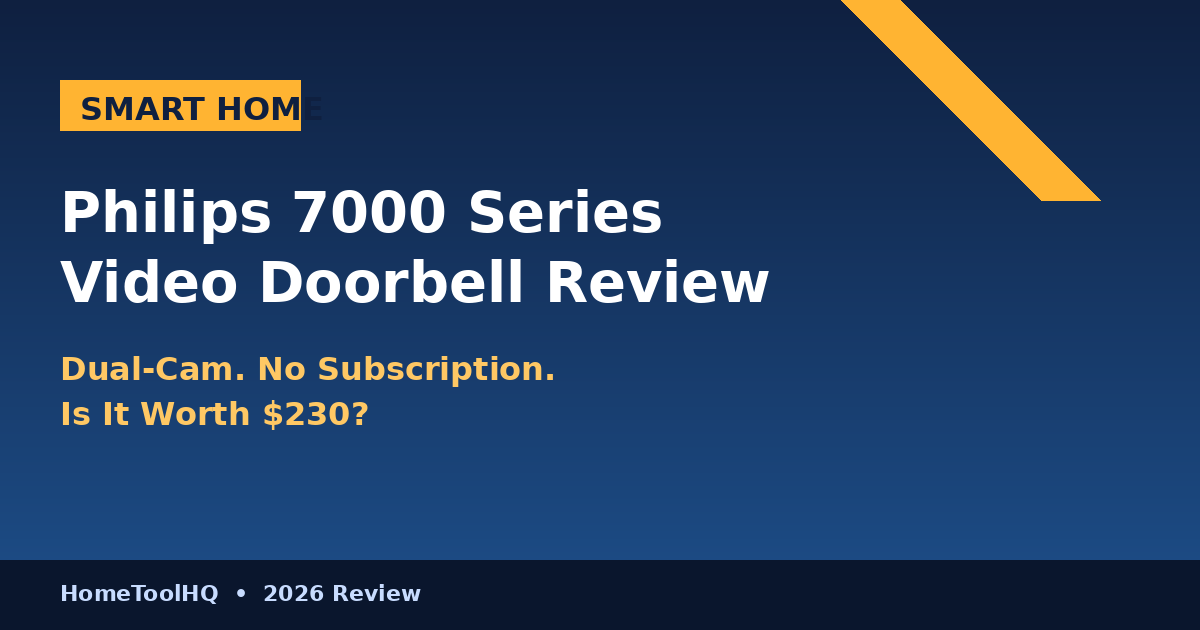 Philips 7000 Series Video Doorbell Review